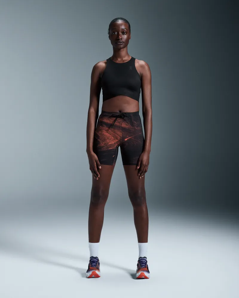 ON Race Tights Half Black