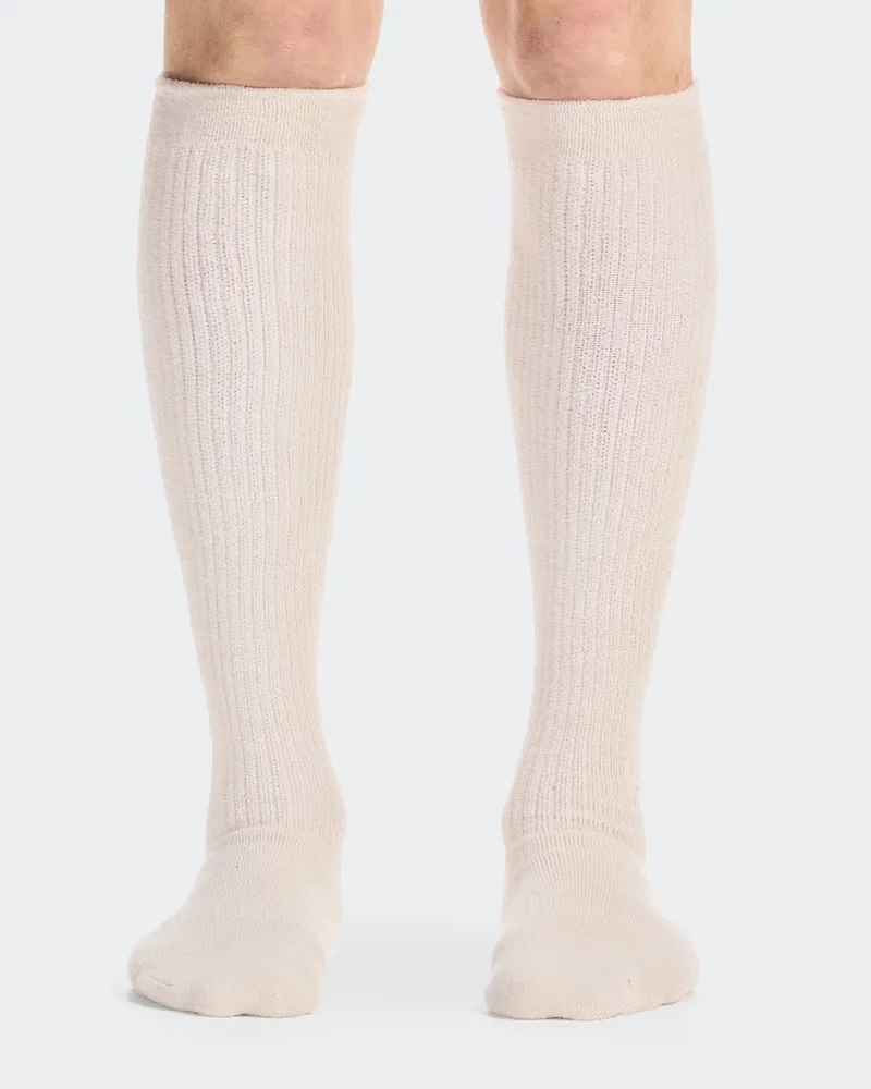 ON Terry Sock Knee High Pearl