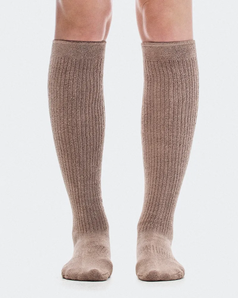 ON Terry Sock Knee High Brown