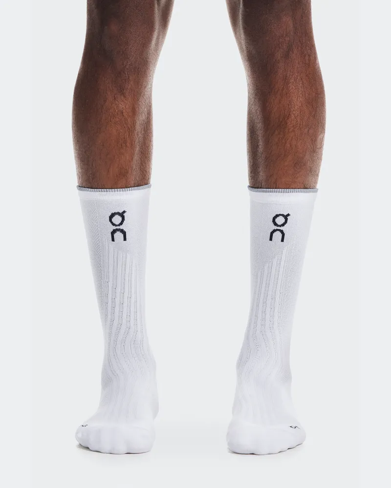 ON Elite Run Sock High Hyper White