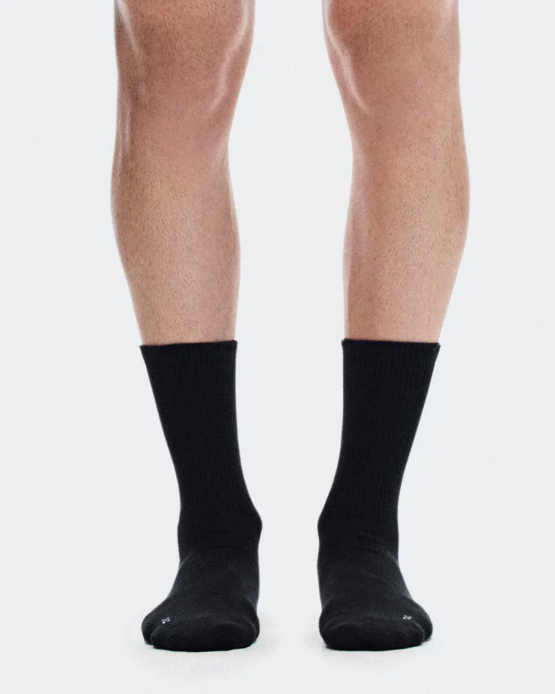 ON Club Sock High 2P Black