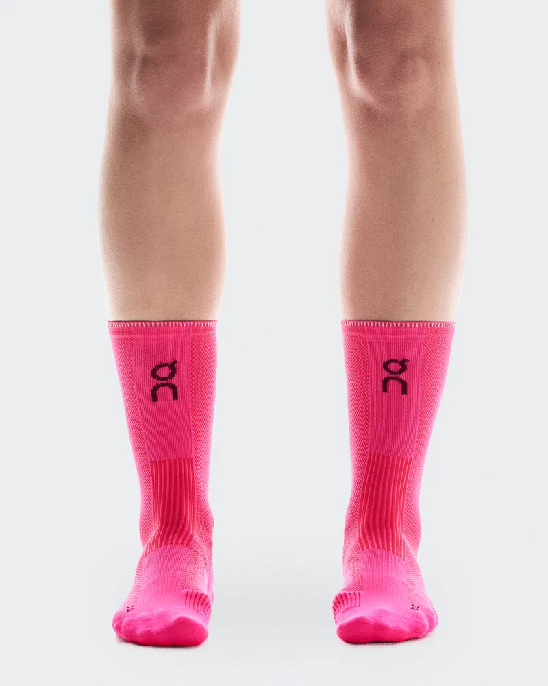 ON Performance Run Sock High Red