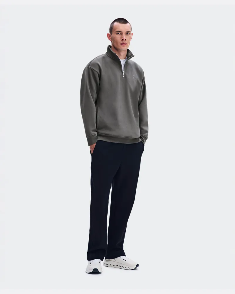 ON Club Collective 1/4 Zip Grey