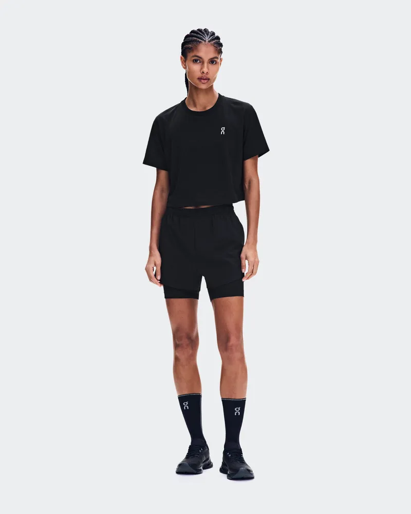 ON Train 2-in-1 Shorts Black