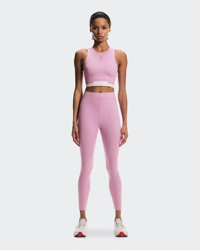 ON Train 2-in-1 Crop Pink