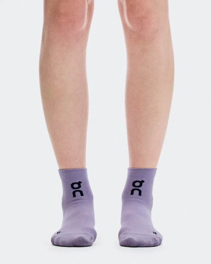 ON Core Run Sock Mid 2P Purple
