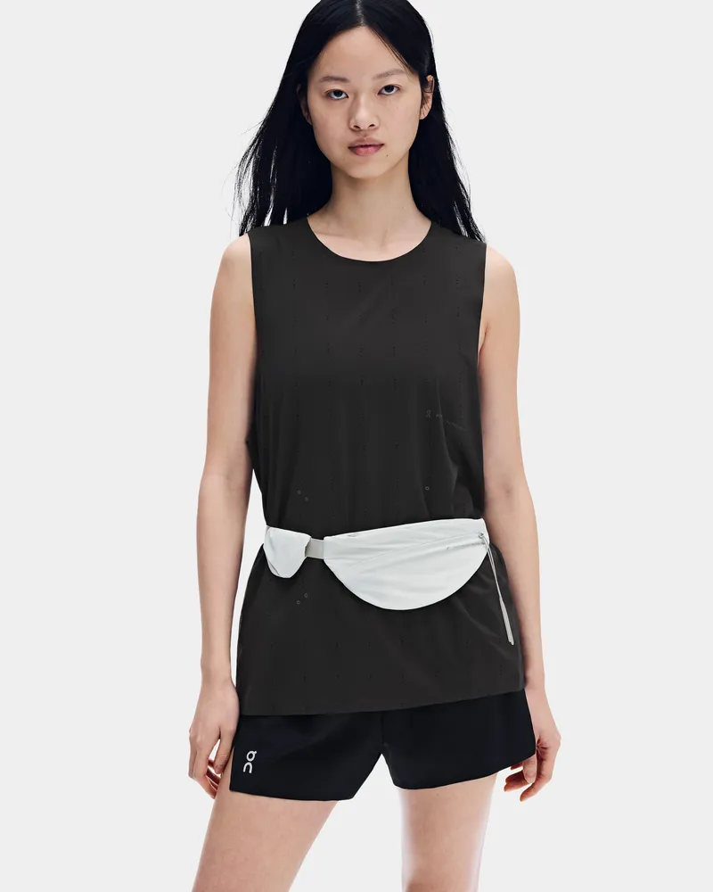 ON Run Belt PAF White
