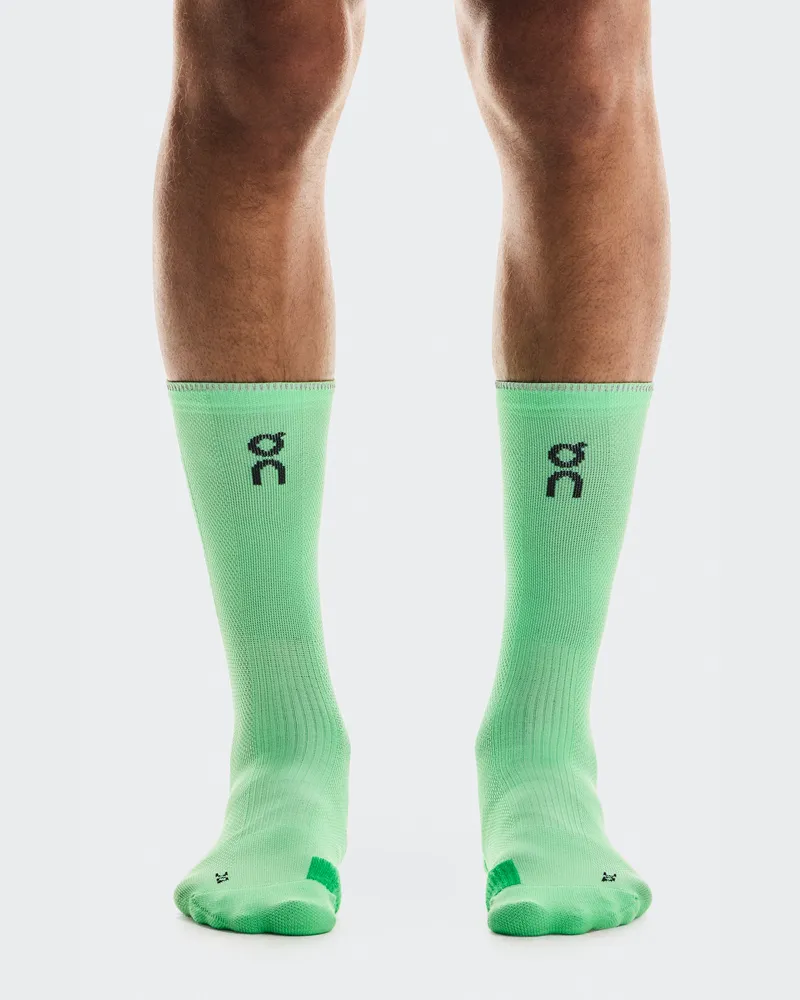 ON Performance Run Sock High Honeydew