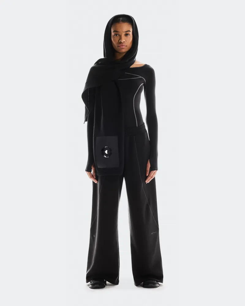 ON Hooded Scarf FKA Black
