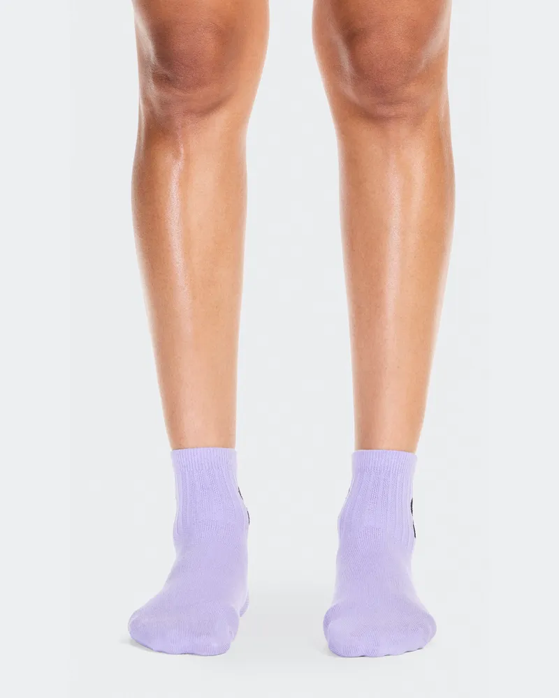 ON Logo Sock Mid 3P Orchid