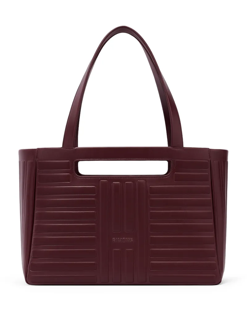 Rimowa Groove - Leder Shopping Bag in Burgunderrot Burgunderrot