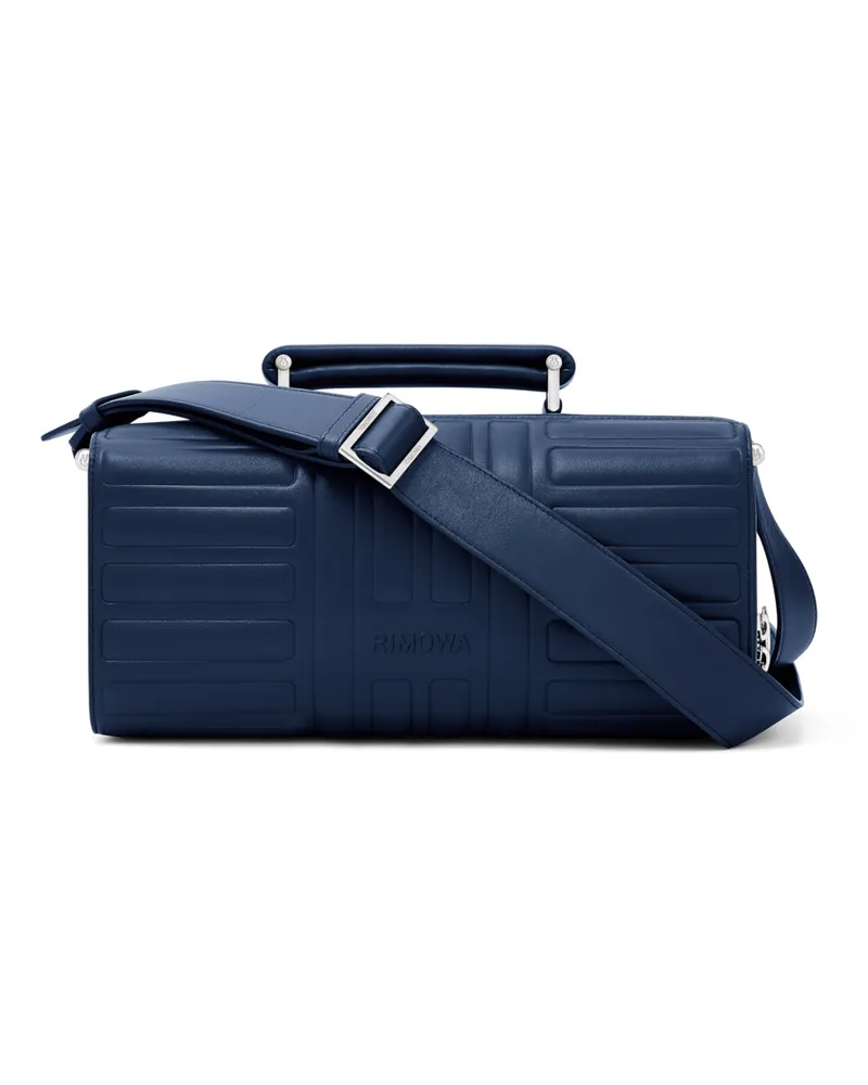 Rimowa Groove - Leder Große Umhängetasche in Ink Blue Ink