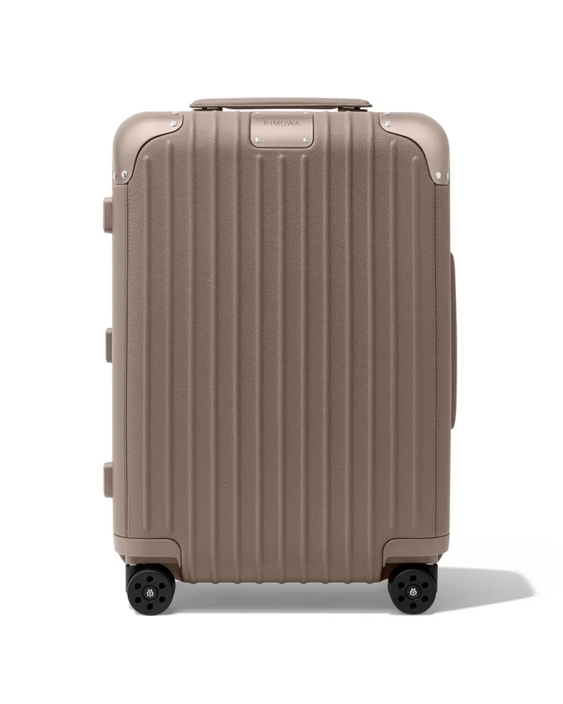 Rimowa Distinct Cabin Kabinenkoffer in Taupe - Leder Taupe