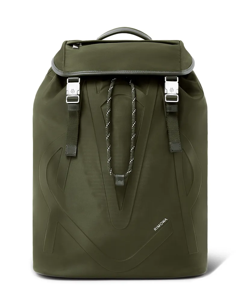 Rimowa Signature - Nylon Rucksack Large mit Schnallenverschluss in Khaki Grün Khaki
