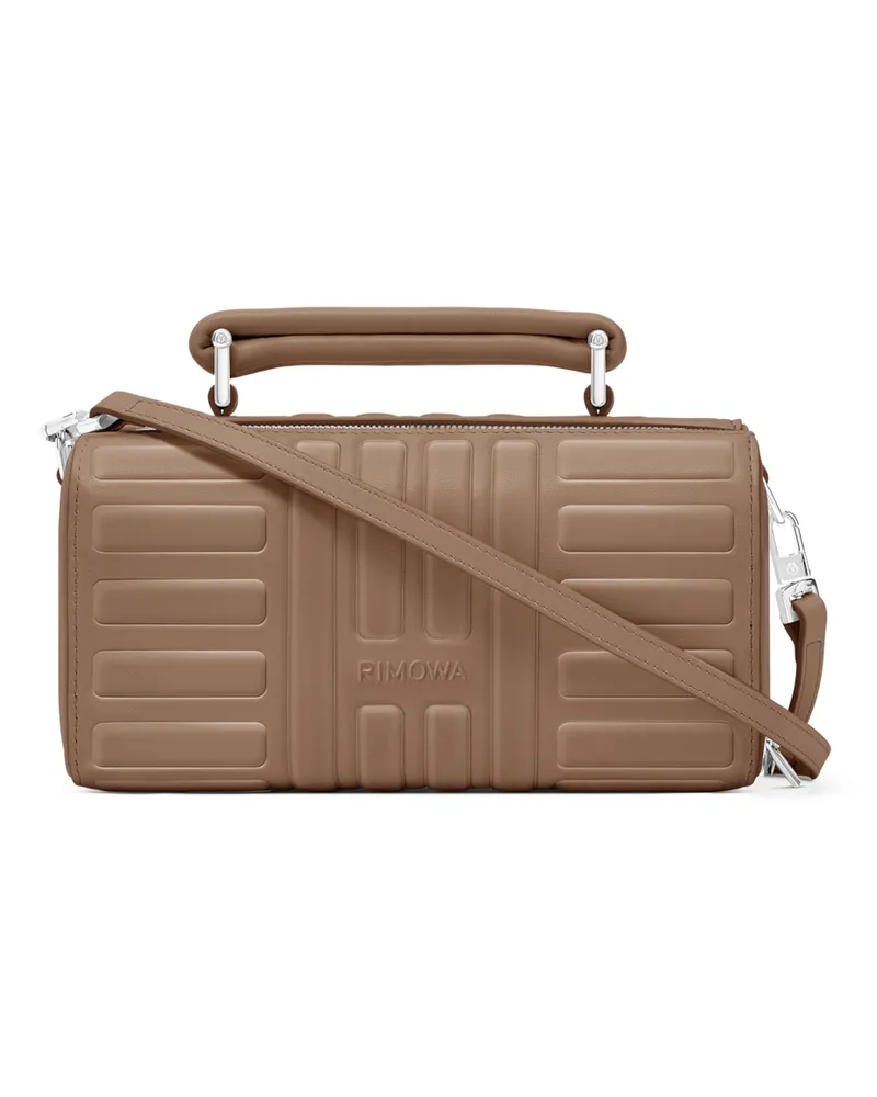 Rimowa Groove - Leder Umhängetasche Small in Umber Braun Umber