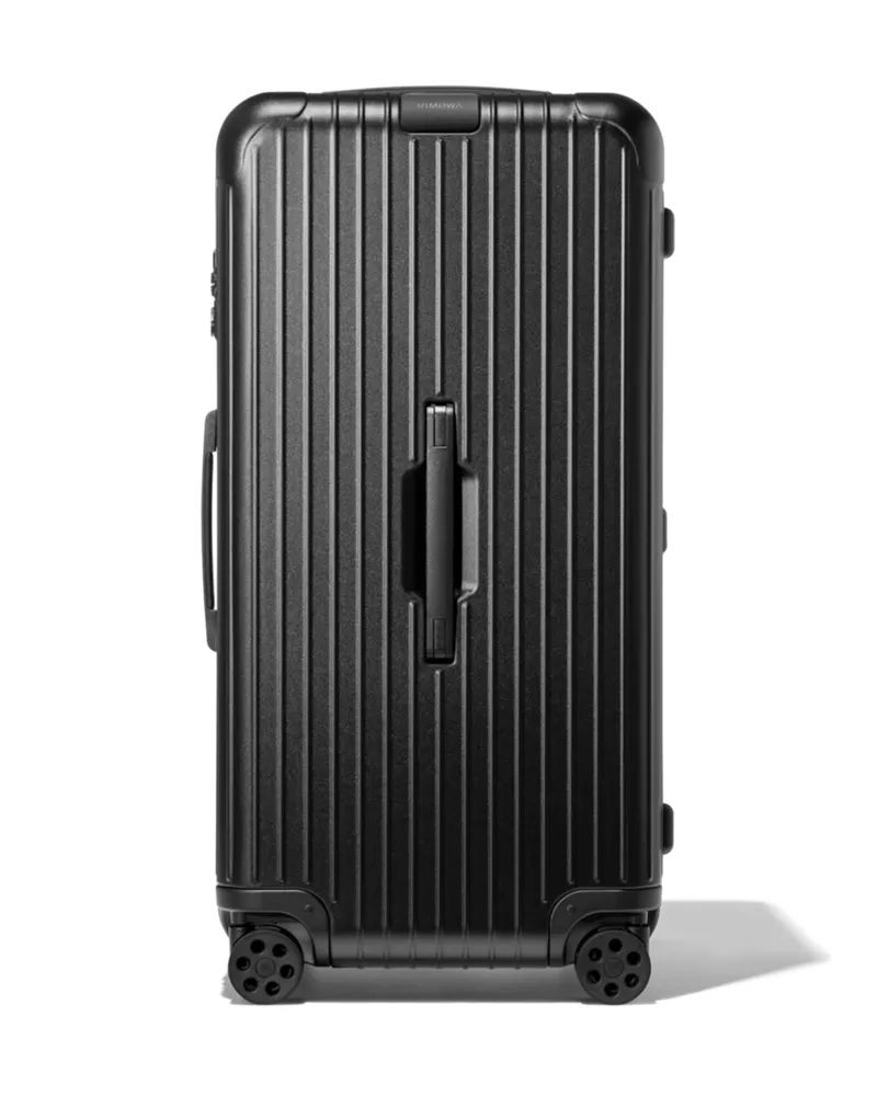 Rimowa Essential Trunk Plus Großer Koffer in Schwarz matt Schwarz