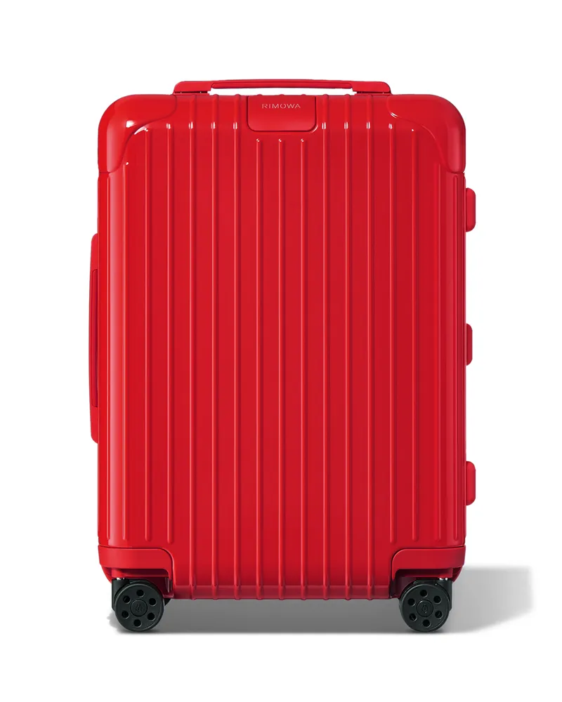 Rimowa Essential Trunk Plus Großer Koffer in Glänzendes Rot - Polycarbonat Glänzendes