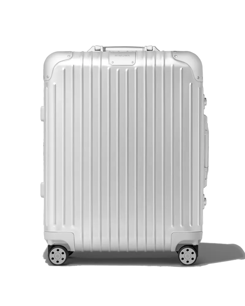Rimowa Original Trunk XL Großer Koffer in Silber - Aluminium Silber
