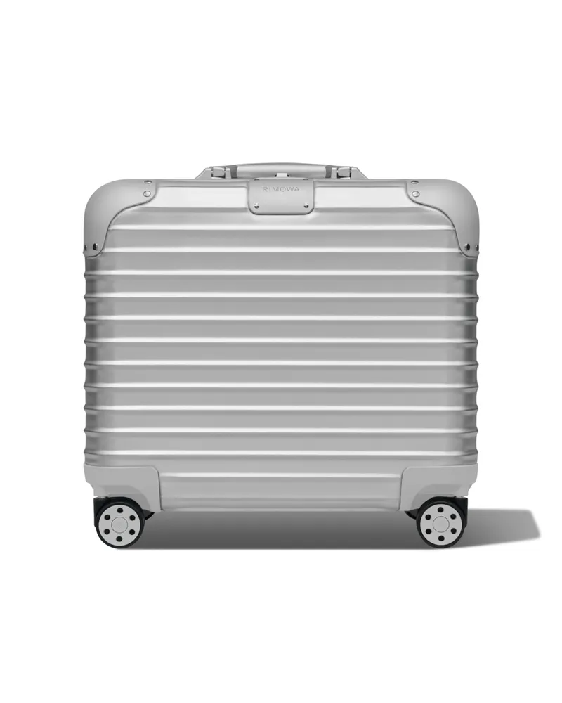 Rimowa Original Trunk XL Großer Koffer in Silber - Aluminium Silber