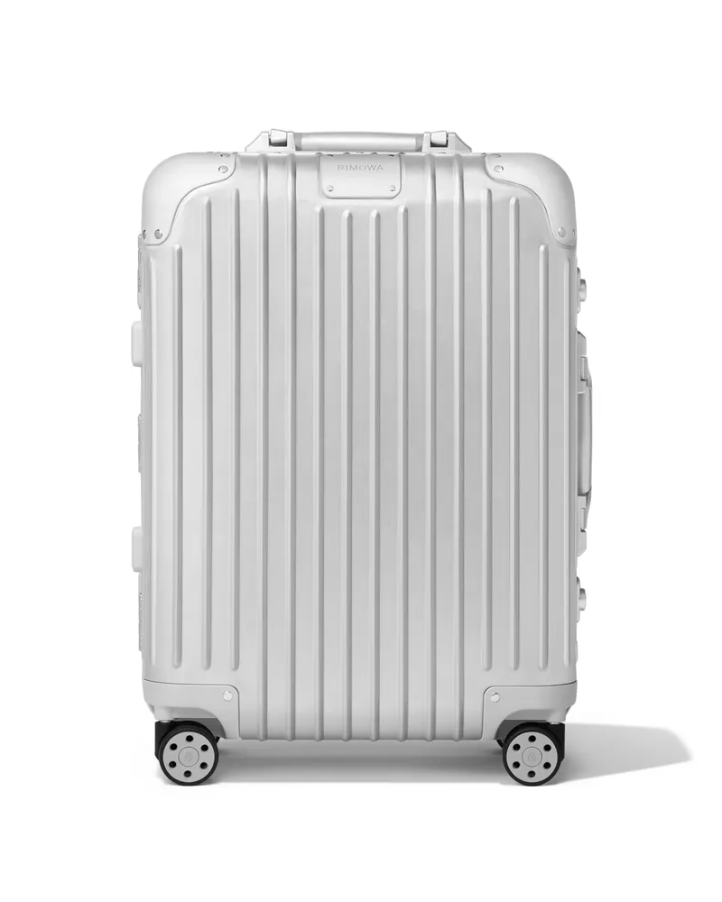 Rimowa Original Trunk XL Großer Koffer in Silber - Aluminium Silber
