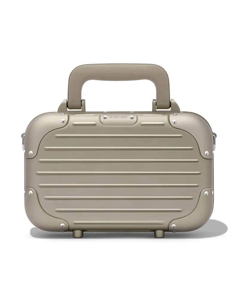 Rimowa Original Bag – Aluminium Umhängetasche 16 in Titan Titan