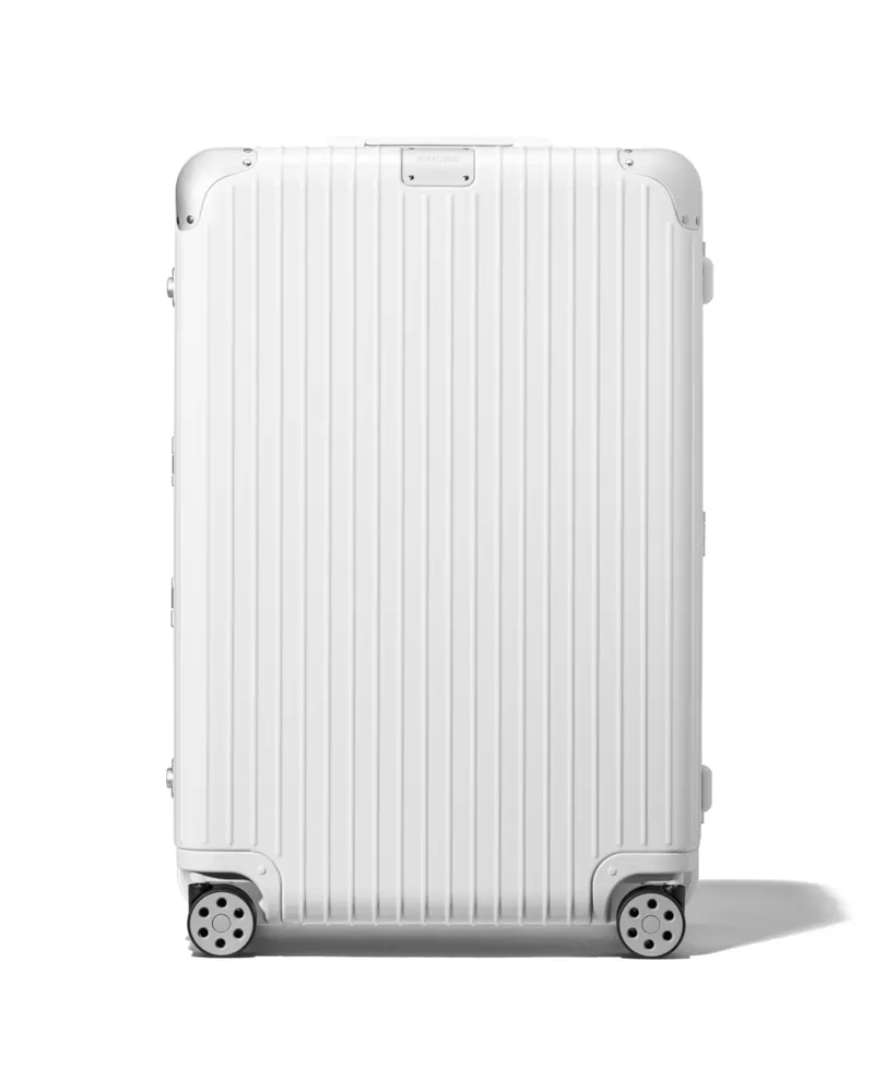Rimowa Hybrid Trunk Plus Großer Koffer in Weiß - Polycarbonat Weiß