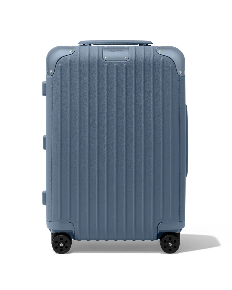 Rimowa Distinct Cabin Kabinenkoffer in Powder Blue - Leder Powder