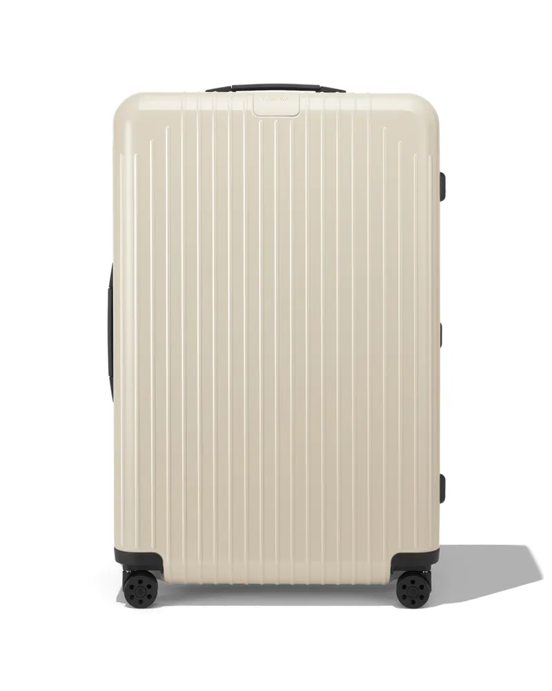 Rimowa Essential Lite Check-In L Koffer in Elfenbeinbeige glänzend - Polycarbonat Elfenbeinbeige