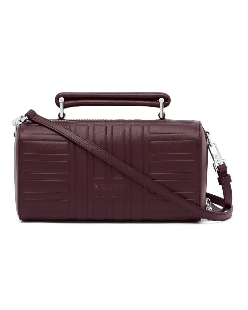 Rimowa Groove - Leder Umhängetasche Small in Burgunderrot Burgunderrot