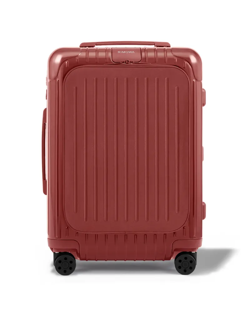 Rimowa Essential Sleeve Cabin Kabinenkoffer in Rosewood Rot - Polycarbonat Rosewood