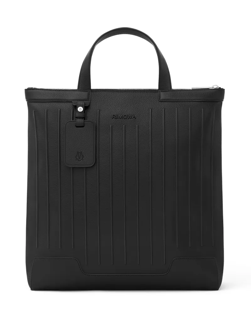 Rimowa Never Still - Leder Totebag mit Reißverschluss in Schwarz Schwarz