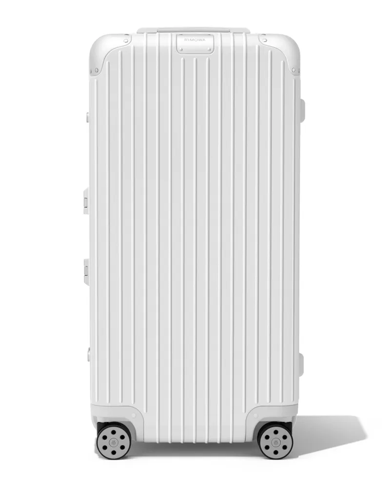 Rimowa Hybrid Trunk Plus Großer Koffer in Weiß - Polycarbonat Weiß