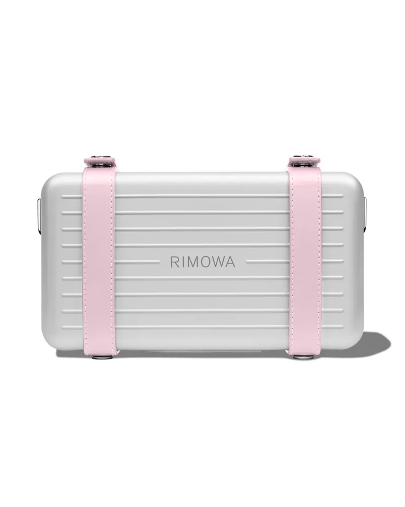 Rimowa Personal - Aluminium Umhängetasche in Ballerina Pink Ballerina