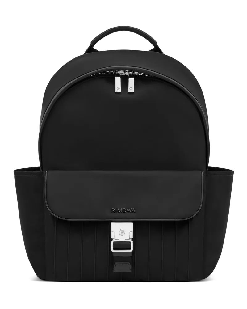 Rimowa Never Still – Nylon Rucksack Medium mit Reißverschluss in Schwarz Schwarz