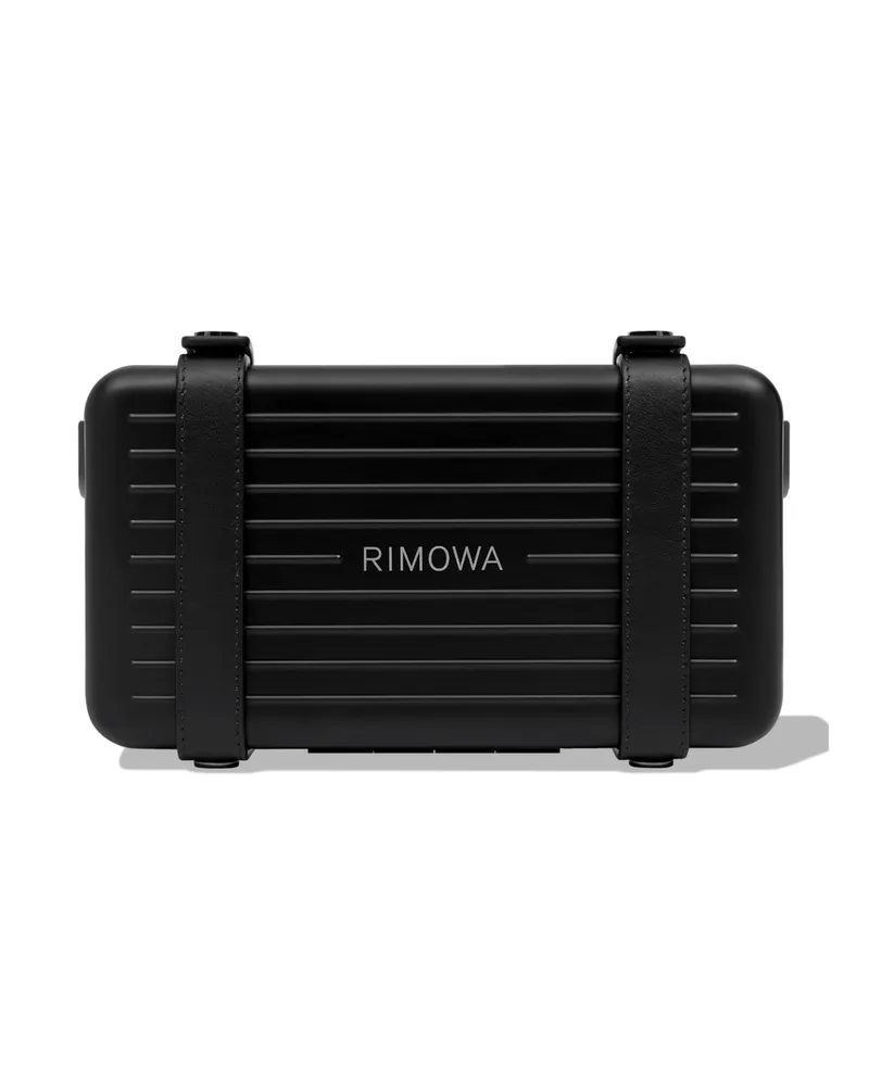 Rimowa Personal - Aluminium Umhängetasche in Schwarz Schwarz