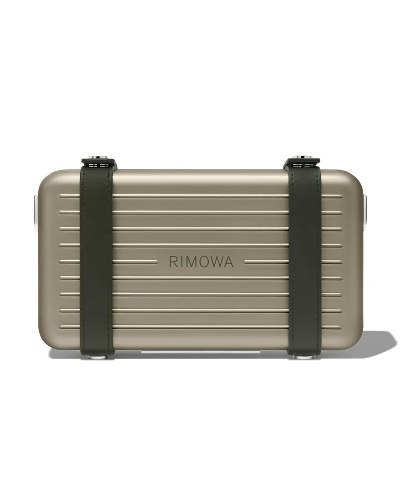 Rimowa Personal - Aluminium Umhängetasche in Titan Titan