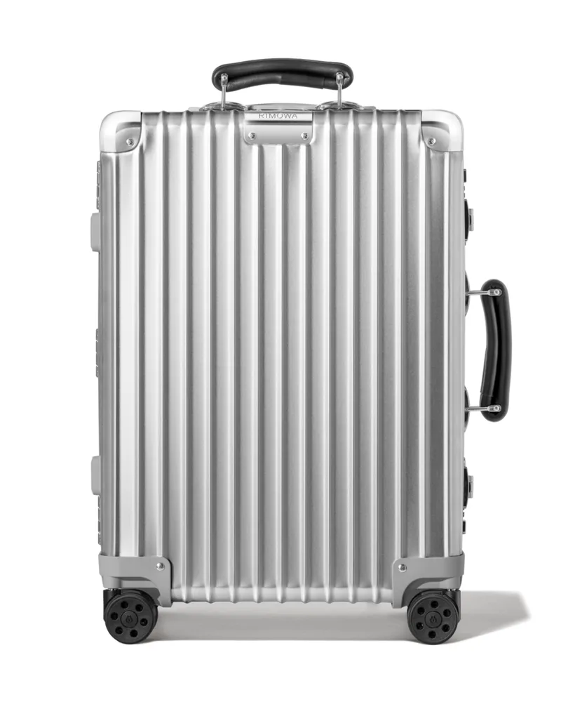 Rimowa Classic Trunk Großer Koffer in Silber - Aluminium Silber