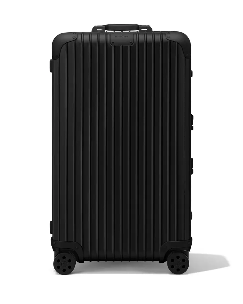 Rimowa Original Trunk Großer Koffer in Schwarz - Aluminium Schwarz