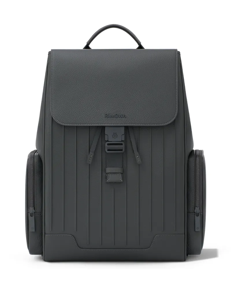 Rimowa Never Still - Leder Rucksack Large in Anthracite Grau Anthracite