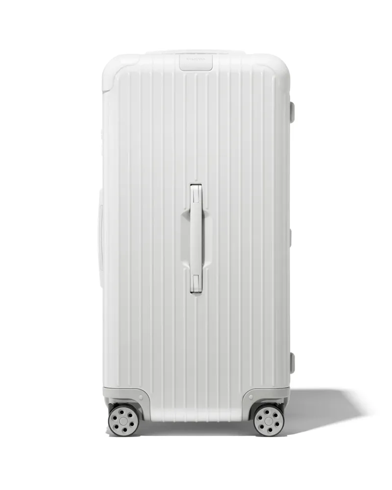Rimowa Essential Trunk Plus Großer Koffer in Weiß - Polycarbonat Weiß