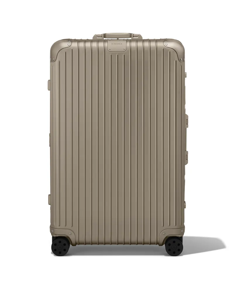Rimowa Original Check-In L Koffer in Titan - Aluminium Titan