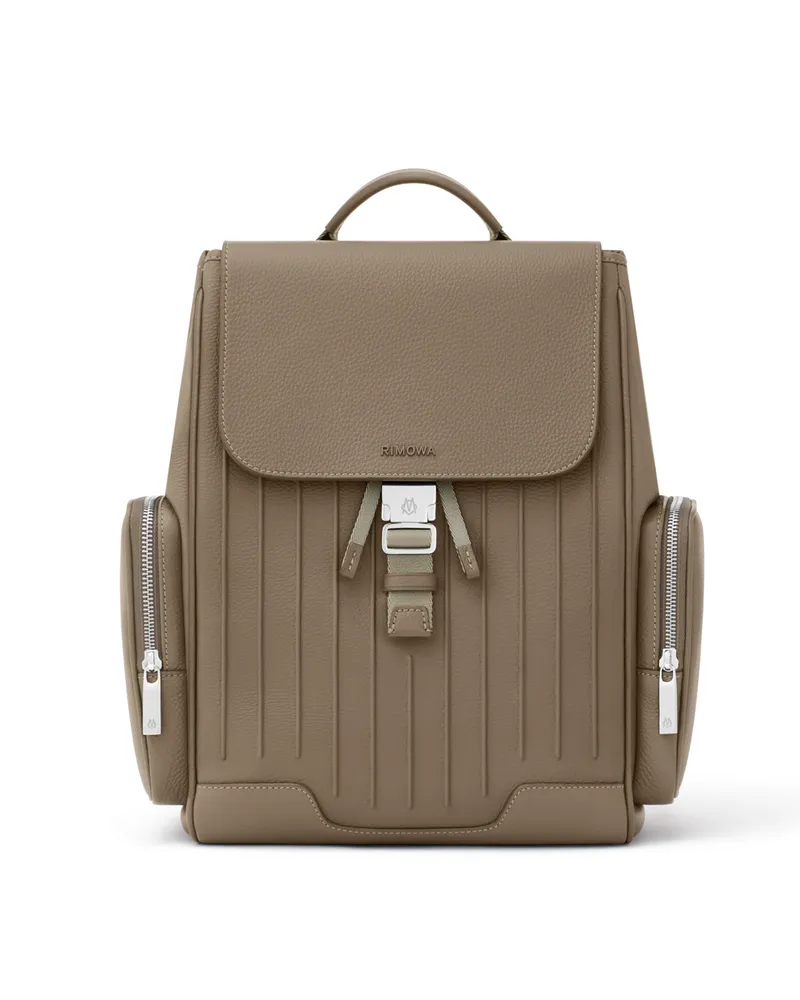Rimowa Never Still - Leder Rucksack Small mit Magnetverschluss in Mocha Braun Mocha