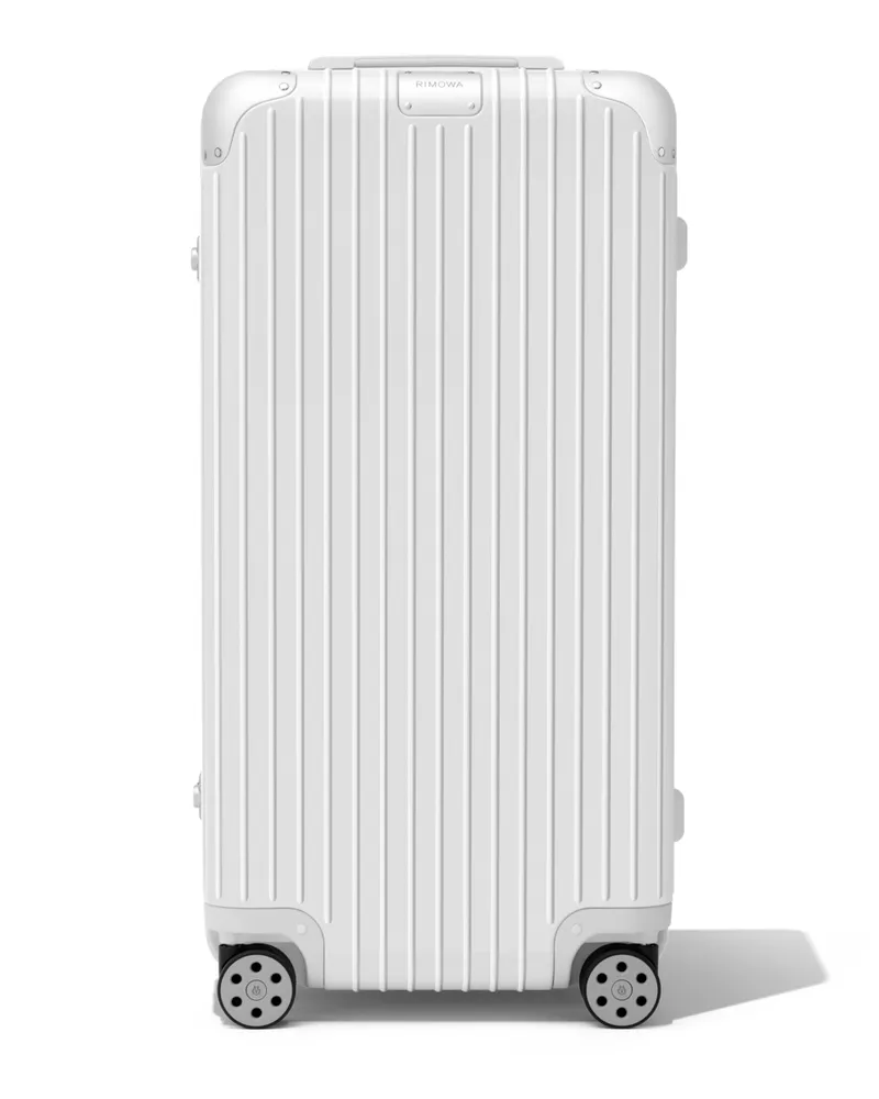 Rimowa Hybrid Trunk Plus Großer Koffer in Weiß - Polycarbonat Weiß