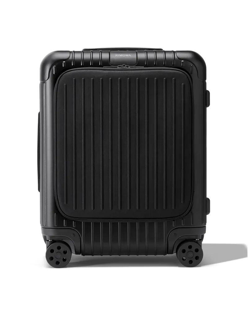 Rimowa Essential Sleeve Cabin Plus Kabinenkoffer in Schwarz matt - Polycarbonat Schwarz