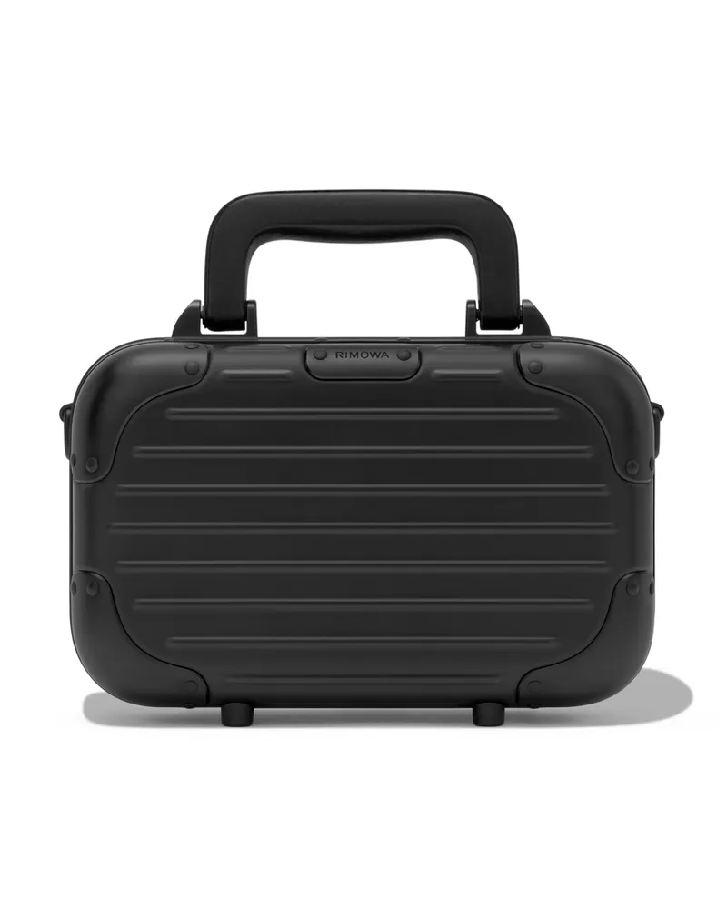 Rimowa Original Bag – Aluminium Umhängetasche 16 in Schwarz Schwarz