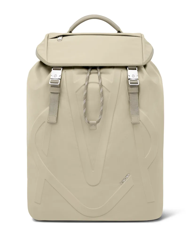 Rimowa Signature - Nylon Rucksack Large mit Schnallenverschluss in Sand Beige Sand
