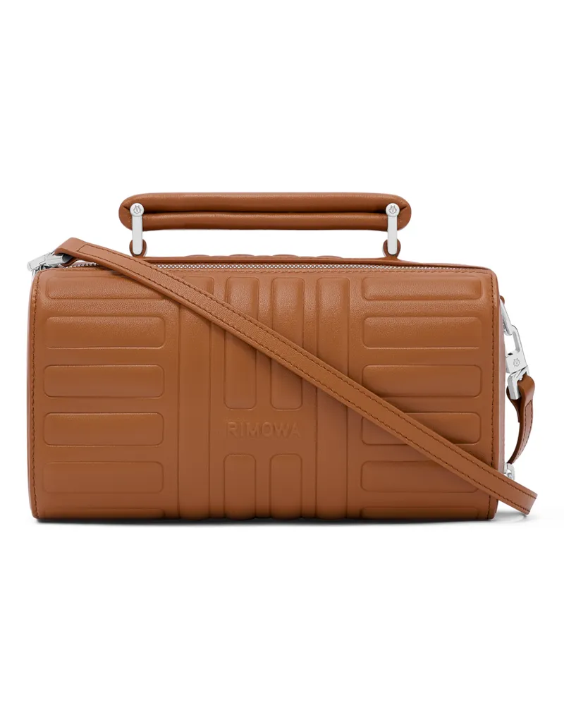 Rimowa Groove - Leder Umhängetasche Small in Cognac_brown
