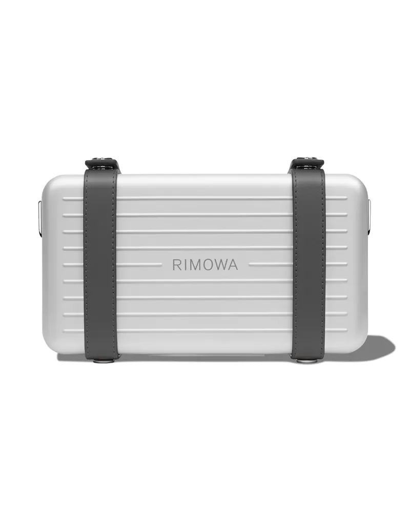 Rimowa Personal - Aluminium Umhängetasche in Schiefergrau Schiefergrau