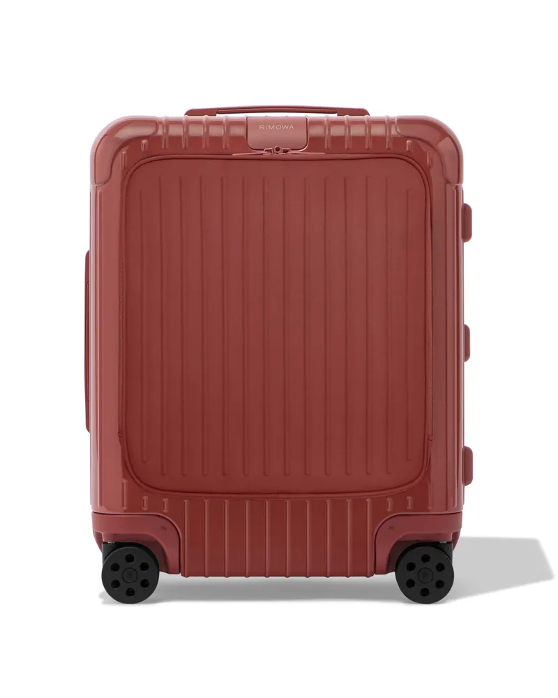 Rimowa Essential Sleeve Cabin Plus Kabinenkoffer in Rosewood Rot - Polycarbonat Rosewood