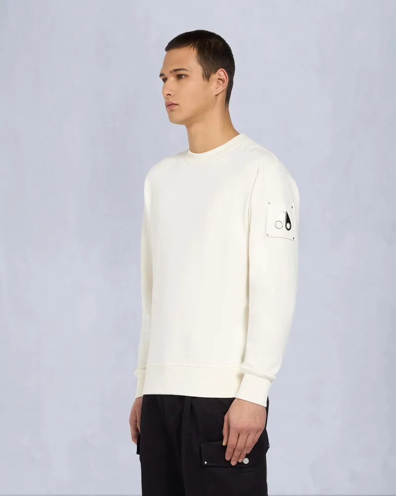 Moose Knuckles HARTSFIELD SWEATSHIRT-Plaster Plaster